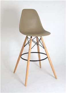 Барный стул РР-638-G/Н75 Eames  (BEIGE 06)