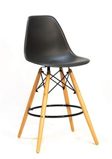 Полубарный стул 638-G/Н65 Eames (Black-04)
