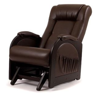 Кресло гляйдер Мод.48 (Or.perlam-120/Венге)  Темно-коричневый
