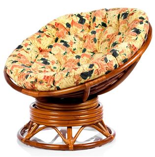 Кресло-качалка Pretoria с подушкой (004.004) Коньяк